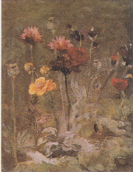 Still Life with Scabiosa and Ranunculus